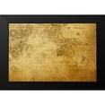 thumbnail image 2 of Greene, Taylor 18x13 Black Modern Framed Museum Art Print Titled - Vintage Map Indian Ocean, 2 of 5