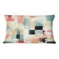 thumbnail image 3 of Designart "Geometric Nature Elegance" Geometric Printed Throw Pillow, 3 of 5