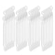 thumbnail image 1 of Organizador de cables de silicona de 40 piezas para auriculares, audio, organizador de cables de sujeción reutilizable (blanco), 1 of 8
