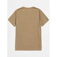 thumbnail image 4 of Whichone Men's Casual Streetwear Shirt Coconut Tree Graphic T-shirt Large Brown, 4 of 8