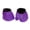 Purple, variant on Showman Medium 1680 Denier Heavy Duty No-Turn Bell Boots (Pink)