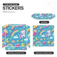 thumbnail image 4 of Decal Skin for PS4 Slim / PS4 Pro / PS4, Whole Body Vinyl Sticker Cover for Playstation 4 Console and Controller (Cute Rainbow Unicorn), 4 of 5