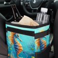 thumbnail image 6 of Hippocampus Foldable Car Trash Bin with Lid and Leak-proof Hanging Storage Bag Mini Trash Can Car Garbage Can, 6 of 6