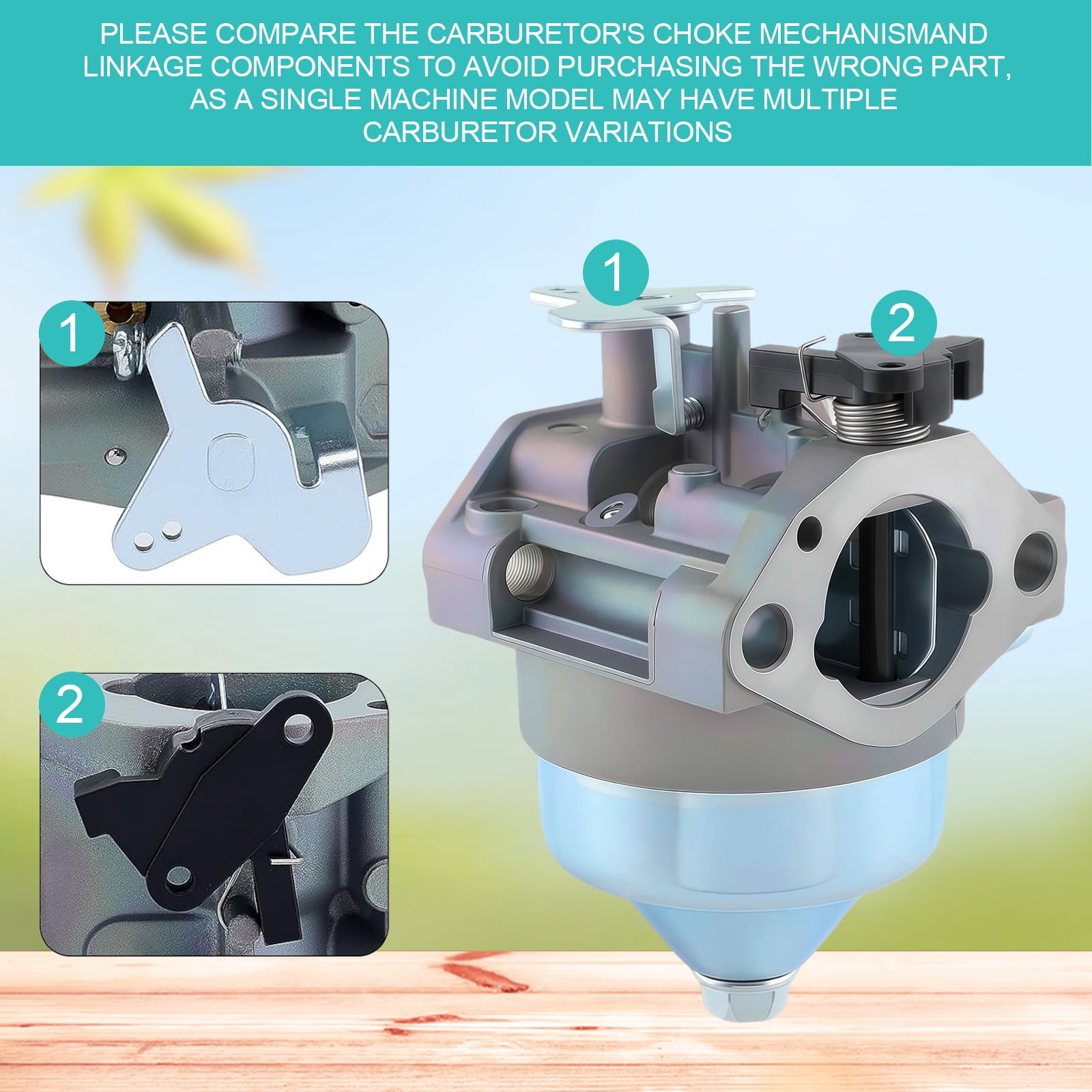 GCV190 HRX217 Carburetor for Honda GCV 190 GCV190LA GCV190A Engine HRX 217 HRB217 HRX217K1 HRX217K2 Lawn Mower Replace 16100-Z0Y-813 Pressure Washer