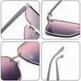 thumbnail image 3 of Fashion trend square sunglasses summer sunscreen sunglasses, made of PC and metal, 3 of 5