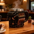 thumbnail image 3 of Engine Themed Resins Cup with Steel Lining for Coffee Teas Container Birthday Gift, 3 of 7