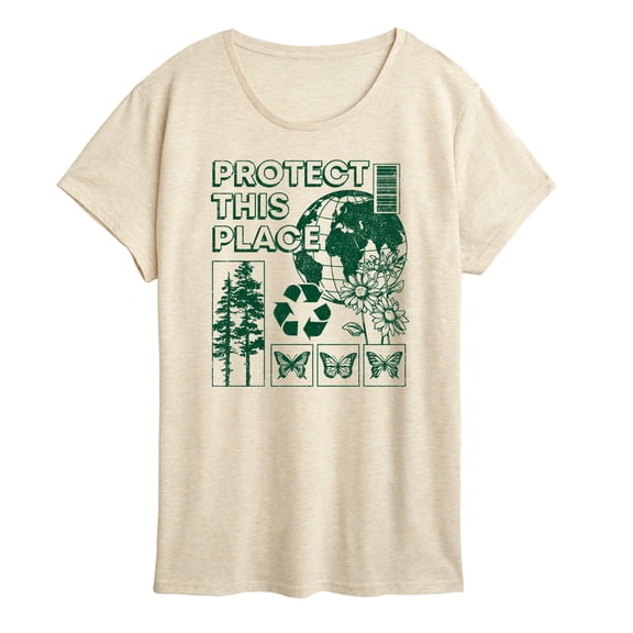 Instant Message - Protect This Place Women's Short Sleeve Graphic T-Shirt
