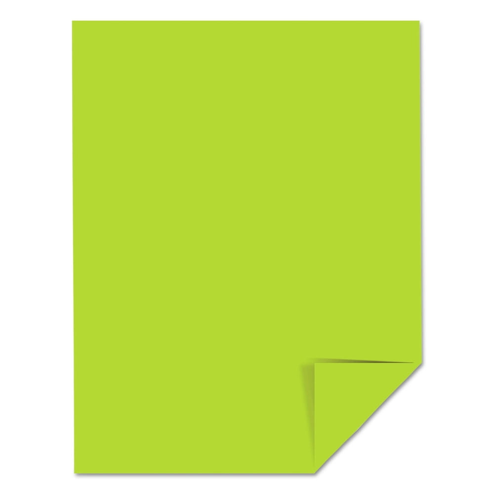 Neenah Astrobrights Bright Color Paper, 8 1/2in. x 11in., 24 Lb, FSC Certified, Terra Green, Ream Of 500 Sheets, 21588