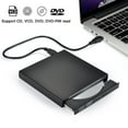 thumbnail image 2 of Usb External Dvd Cd Rw Disc Burner Combo Drive Reader For Windows 98/8/10 Laptop Pc, 2 of 8