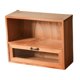 thumbnail image 3 of Organizador de maquillaje de escritorio de madera rústica, armario de mesa de madera, organizador de suministros de oficina para notas adhesivas y, 3 of 8