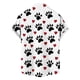 thumbnail image 3 of TaTaai Men's Valentine's Day Print Shirt, Short Sleeve Button Down Casual Blouse, Romantic Summer Top Gift, 3 of 4
