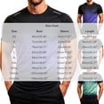 thumbnail image 4 of Ovzne Men's Big & Tall Gradient Crew Neck Short Sleeve T-Shirts Athletic Sports Tees Casual Stretchy Workout Tops Sizes XS-5XL, 4 of 6