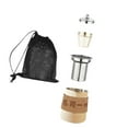 thumbnail image 5 of figatia Camping Tea Kettle Mugs Set Stainless Steel Tea Pot for Hotel Fishing Picnic beige, 5 of 8