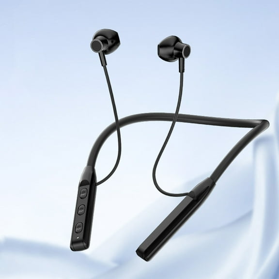 Wireless Earphone, Hwkond Running Sports Neck Bluetooth Headset In-Ear Ultra Listening Wireless Headphones, Black, Up to 60% Off