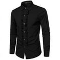 thumbnail image 2 of Men's Tuxedo Shirts Slim Fit Ruffled Wedding Dinner Tops Shirts, 2 of 5