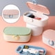 thumbnail image 3 of Kits de costura portátiles, 16 hilos de colores, agujas, bolsa de almacenamiento, caja de costura, juego para coser, acolchar, viajar, coser, remendar, herramientas, accesorios de costura Rosa, 3 of 9