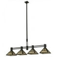 thumbnail image 4 of Meyda 164837 64 in. T Mission 4 Light Island Pendant, Timeless Bronze & Carmel Onyx, 4 of 5