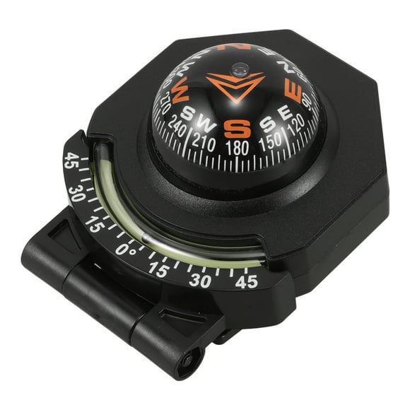 dashboard compass Car Compass Dashboard Black Acrylic Tilt angle measurement Vehicle Travel 1Pack