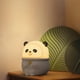 thumbnail image 2 of Luz nocturna con forma de panda, pequeña, con carga USB, luz suave, colorida, ideal para dormitorio infantil con luz para dormir, linda lámpara de mesa., 2 of 5