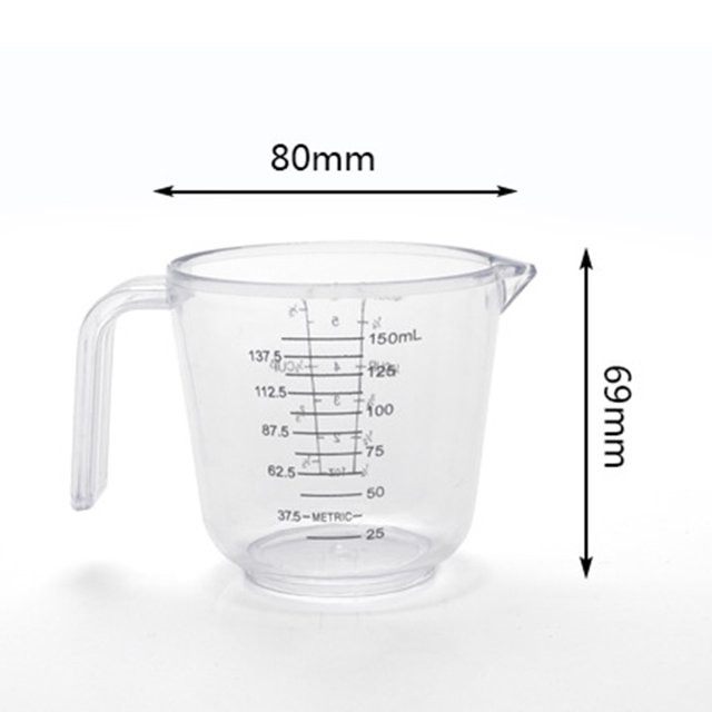 Plastic Measuring Cups Multi Measurement Baking Cooking Tool measure jug; Baking cooking Liquid Measure Jug Container