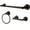 Oil Rubbed Bronze, variant on Kingston Brass BAK175248C 2.5 in. Heritage Bathroom Accessory Set, Polished Chrome - 3 Piece
