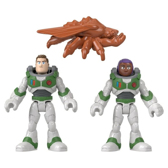 Disney and Pixar Lightyear, Imaginext Buzz Lightyear & Alisha Hawthorne Figure Set, 3 Pieces