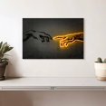 thumbnail image 2 of Elephant Stock The Creation Wall Art - Horizontal Canvas Wall Art - Living Room Wall Decor - People Canvas - Gray And Black Decor By Octavian Mielu - 12" x 8", 2 of 8
