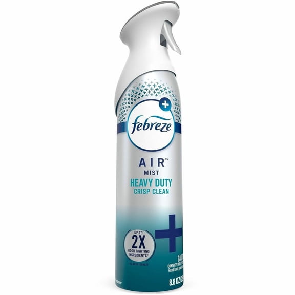 (6 pack) Febreze Air Freshener Spray, Odor-Fighting Room Spray, Heavy Duty Crisp Clean, 8.8oz