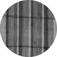 thumbnail image 1 of Ahgly Company Indoor Round Abstract Gray Modern Area Rugs, 4' Round, 1 of 4