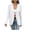 White, variant on FAHUOMU Women Lightweight Cardigan Long Sleeve Open Front Loose Fit Tops Curved Hem Casual Fall Outwear