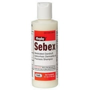 Rugby Sebex Liquid Medicated Dandruff Shampoo 4 oz (Pack of 6)
