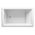 thumbnail image 5 of Kohler  60 x 36 x 21 in. Underscore Rectangle Drop-in Bath Tub, White, 5 of 5
