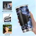 thumbnail image 6 of SKYSONIC Doodle Colorful Flower Pattern 12 oz Stainless Steel Insulated Mug, Double Vacuum Insulated Travel Mug with Lid and Straw, 6 of 7