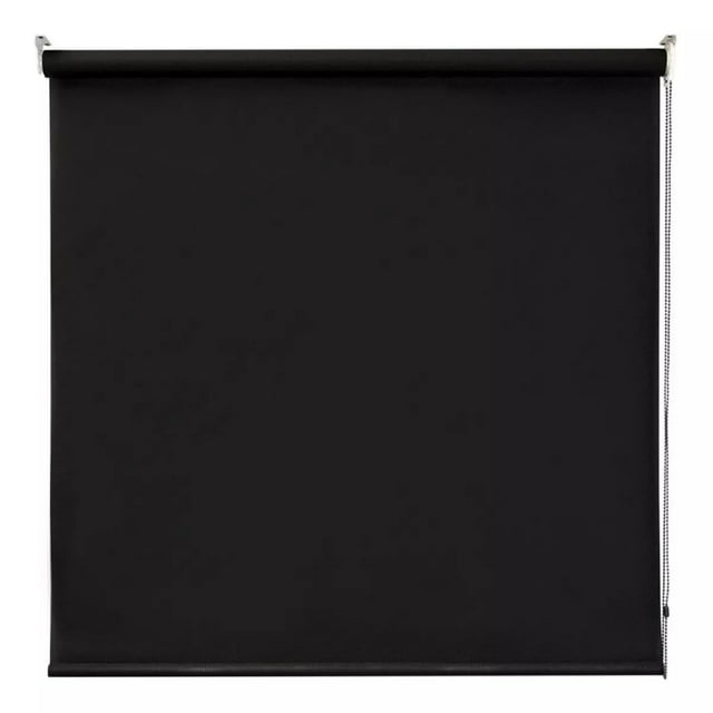 DecoKing Persiana para Ventana Enrollable Horizontal Malla 120cm ancho x 180cm alto Ebony