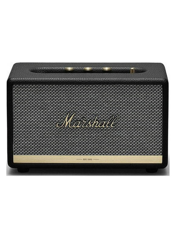 Restored Marshall Acton II Wireless Bluetooth Speaker Black (Refurbished)
