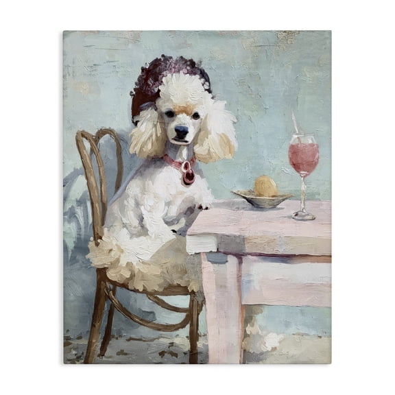 Stupell Industries Eclectic Ladies Who Lunch Poodle Canvas Art, 16 x 20, by Annabelle Hall