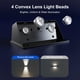 thumbnail image 3 of Lámparas solares de pared Roopure para exteriores, paquete de 12 unidades, IP65, color blanco frío, 3 of 8