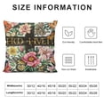 thumbnail image 5 of YINGXI Throw Pillowcase Decorative Pillows Home Sofa Bedroom Decor Spring Seasonal Farmhouse 18x18in, 5 of 5