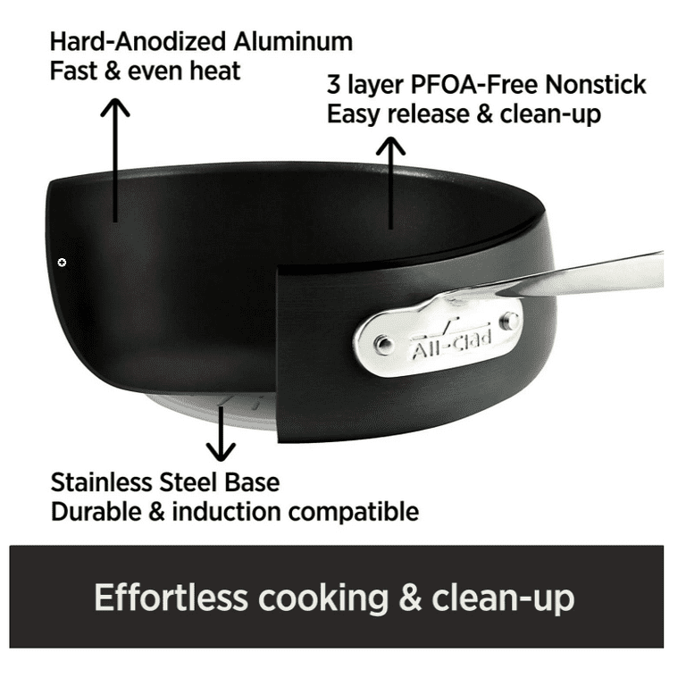 All-Clad HA1 Hard Anodized Nonstick 8 and 10 Fry Pan Set