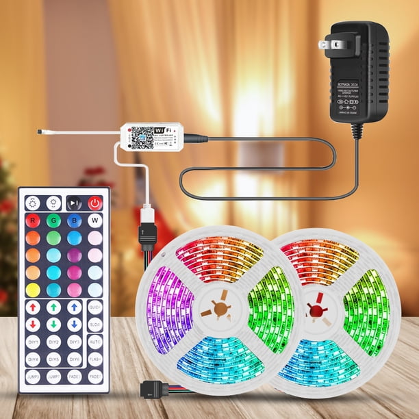 Cinta LED WiFi JShteea Control remoto RGB decoración del hogar