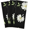 thumbnail image 2 of Coolnut Daisy Flower Kitchen Dish Towel Set of 6, Soft Absorbent Drying Dishcloths Dish Towels with Hanging Loop for Kitchen Bathroom Bar Home Decor, 28 x 18 Inch Washcloth Gift, 2 of 7