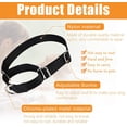 thumbnail image 2 of 1 unidad (M) collar de perro martingala a prueba de fugas, collar de martingala negro, collar ajustable de nailon para mascotas para perros medianos, niños y niñas, entrenamiento para caminar, viajar Sincero Electrónica, 2 of 5