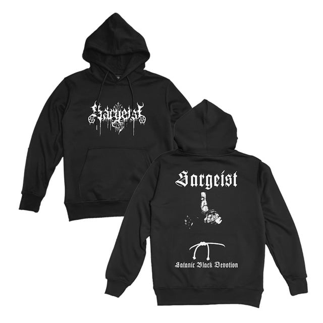 Satanic Warmaster Black Heavy Metal Hoodie Sweatshirts Mens Long