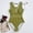 Green, variant on Women Net Solid Color Block Summer Leisure Slim Beach Swimsuit Running Shorts Women's Thong Swimsuit Hot Transparent Bikini Bikini Lace Bikini Skirt Transparent Bikini Hot Underwear Women's Swimwear