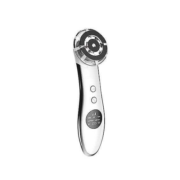 Facial Beauty Instrument 6 In 1, Infrared Radio Frequency Facial Lift Vibration Beauty Instrument(white),SEBNEEI