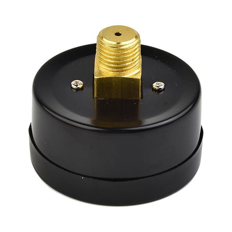 Back Mount Pressure Gauge 0-180 psi/kPa Dual Scale Pressure Guage 0-12Bar