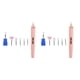 thumbnail image 2 of Guardurnaity Máquina de taladro de uñas Juego de taladros de pedicura de alta velocidad Removedor Pulidor Lima de uñas Amoladora Multiusos Pluma Rosa/con Cabeza de Maíz 2piezas, 2 of 6