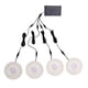 thumbnail image 5 of Luces colgantes solares de 4 cabezales IP65, luces de cobertizo blancas cálidas impermeables con control remoto para jardín de Patio al aire libre, 5 of 10