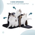 thumbnail image 5 of PETSFIT 17in Cat Carrier, Pet Carrier Airline Approved, Soft Carrier for Small and Medium Cats Under 20 Lbs， Khaki, 5 of 9