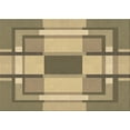 thumbnail image 1 of Ahgly Company Machine Washable Indoor Rectangle Transitional Brown Area Rugs, 8' x 12', 1 of 7